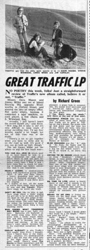 New Musical Express 14 Sept 68