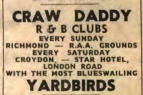 Melody Maker 22 Feb 64 gig 25th